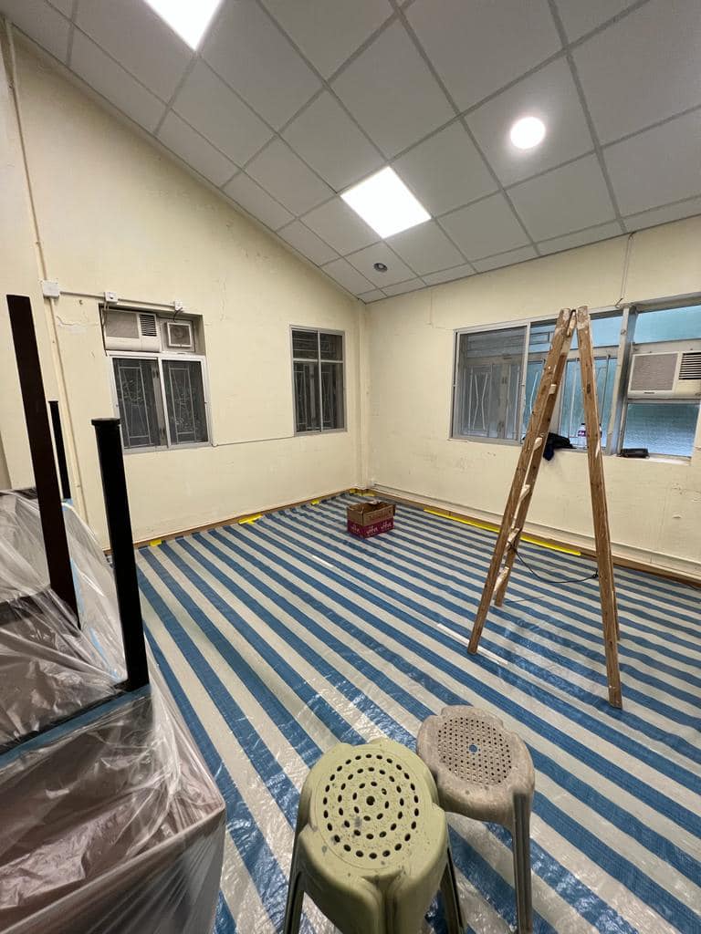 The bottom scraping and painting project of Baolian Room on Beidaiyu Island has been completed